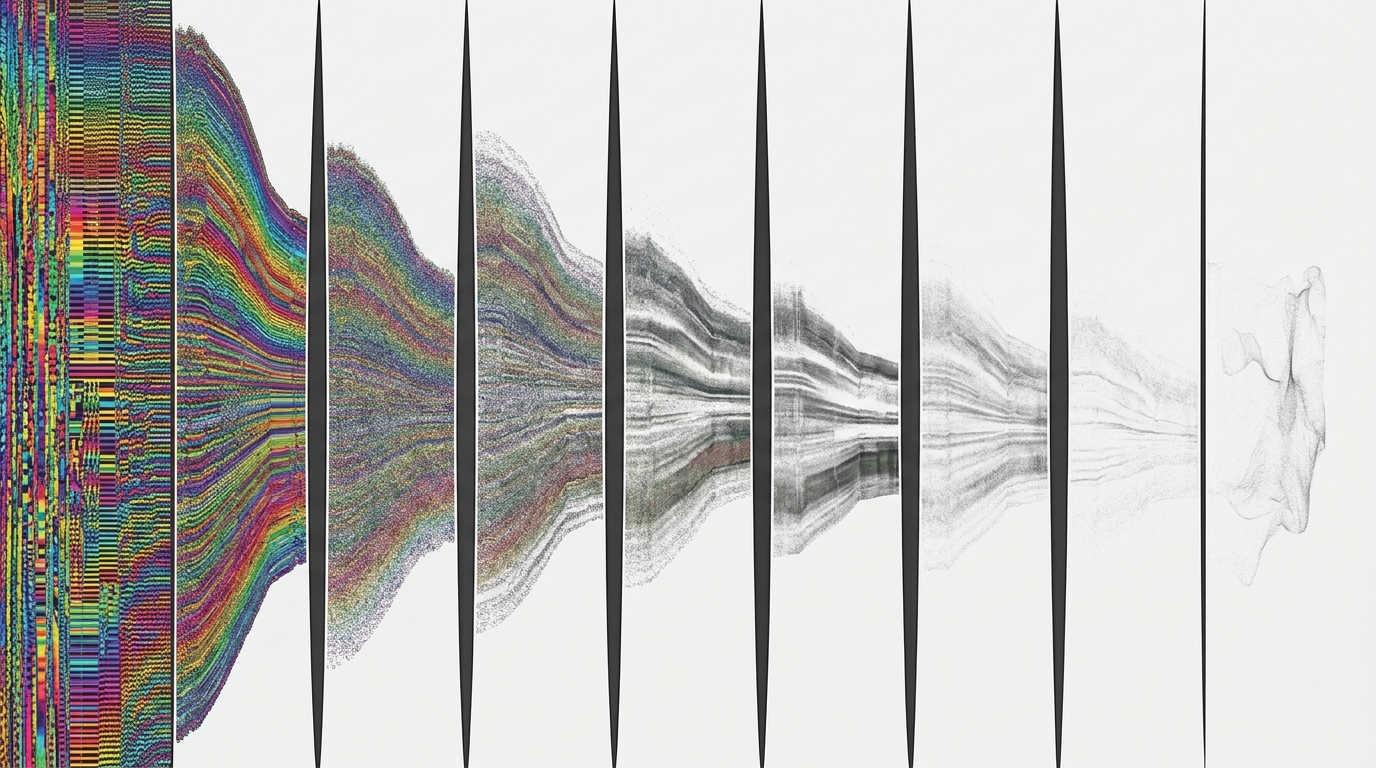 Compression Cascade — every boundary between agents irreversibly destroys information